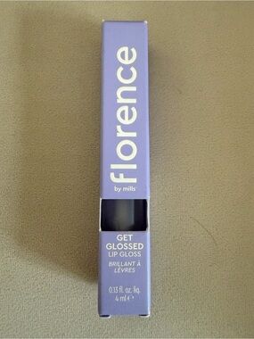 Florence by Mills Get Glossed Lip Gloss High-Shine Clear Balm Makeup Beuty